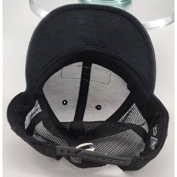 Taylormade Golf Snapback Hat Cap Black Patch Embroidered Logo Mesh Back OSFA - Picture 8 of 9